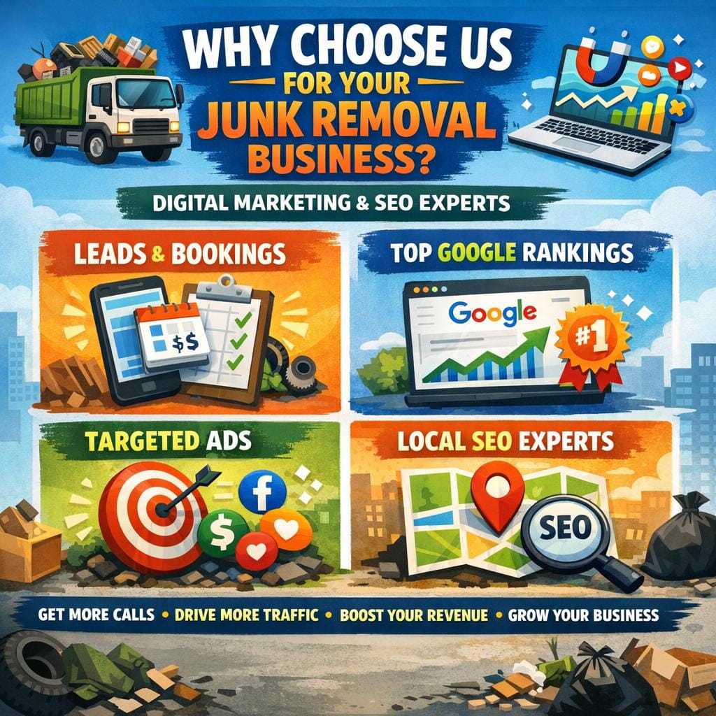 why choose our junk removal seo company